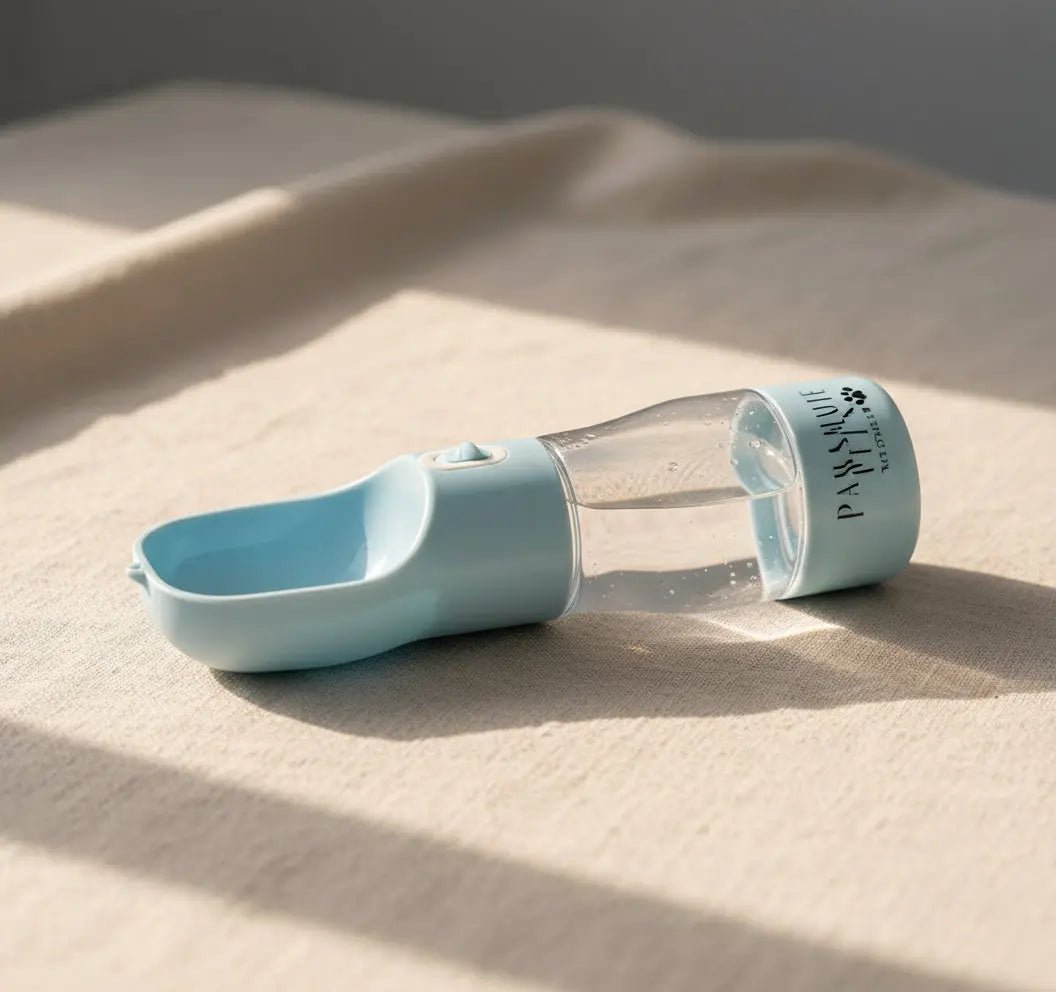 2 - in - 1 Tragbarer Futter - Wasserbehälter für unterwegs - WoofWonder