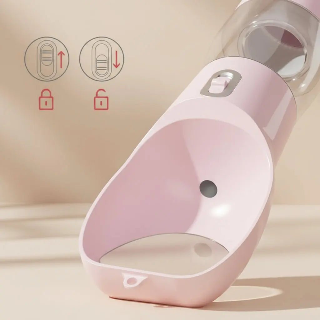 2 - in - 1 Tragbarer Futter - Wasserbehälter für unterwegs - WoofWonder