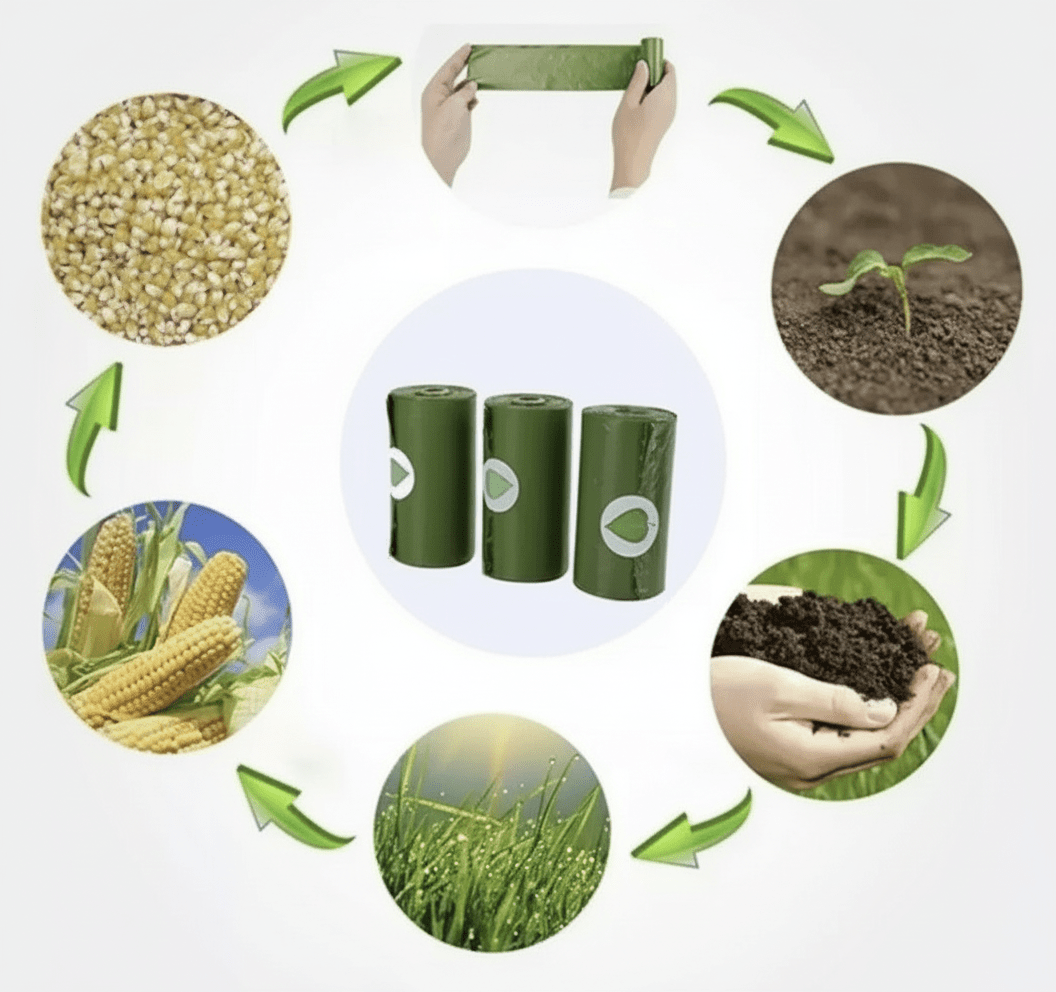 Biologisch abbaubare Hundekotbeutel – Umweltfreundliche & reißfeste Kotbeutel für jeden Spaziergang - WoofWonder