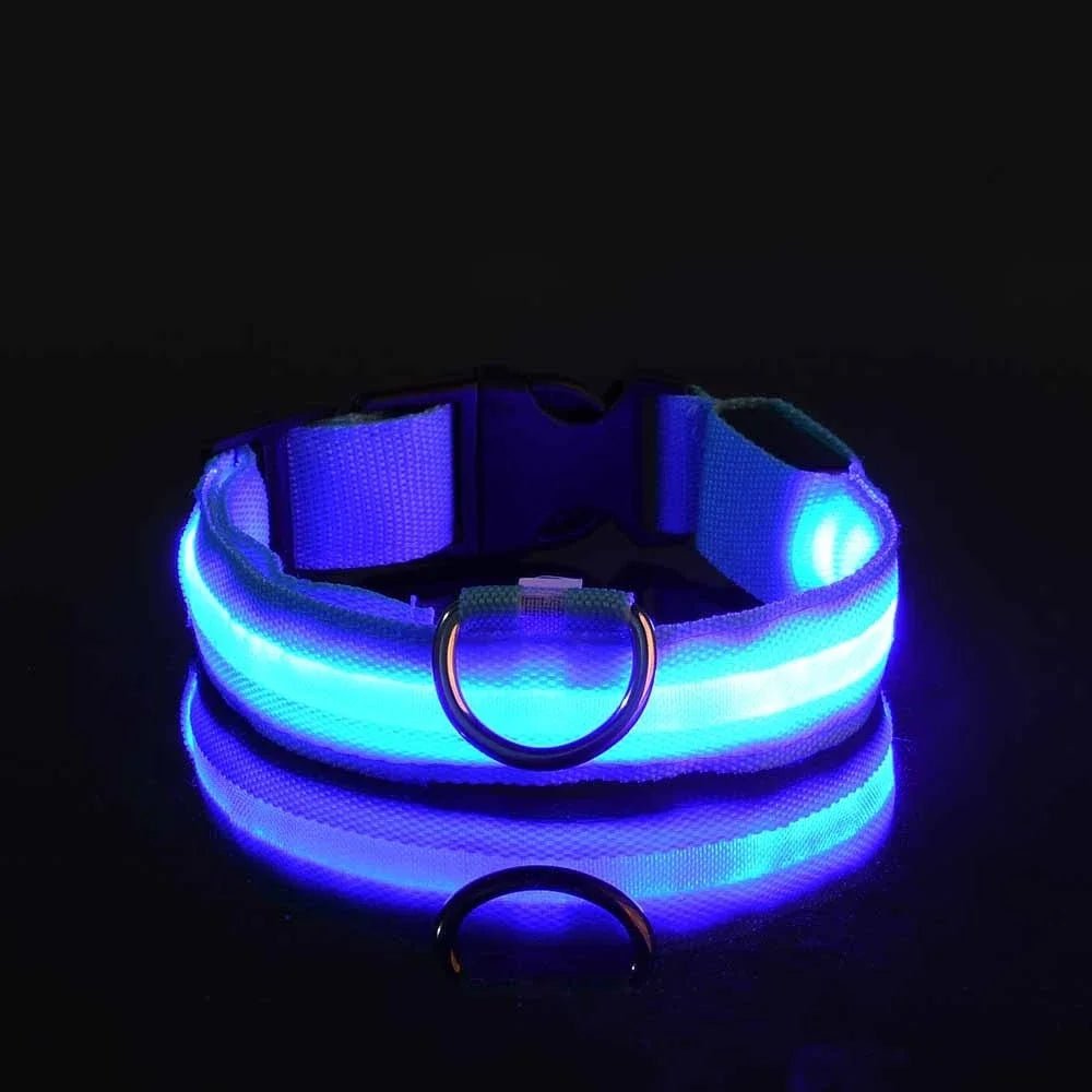 Woofwonder® LED - Hundehalsband – Maximale Sichtbarkeit & Sicherheit bei Nacht - WoofWonder